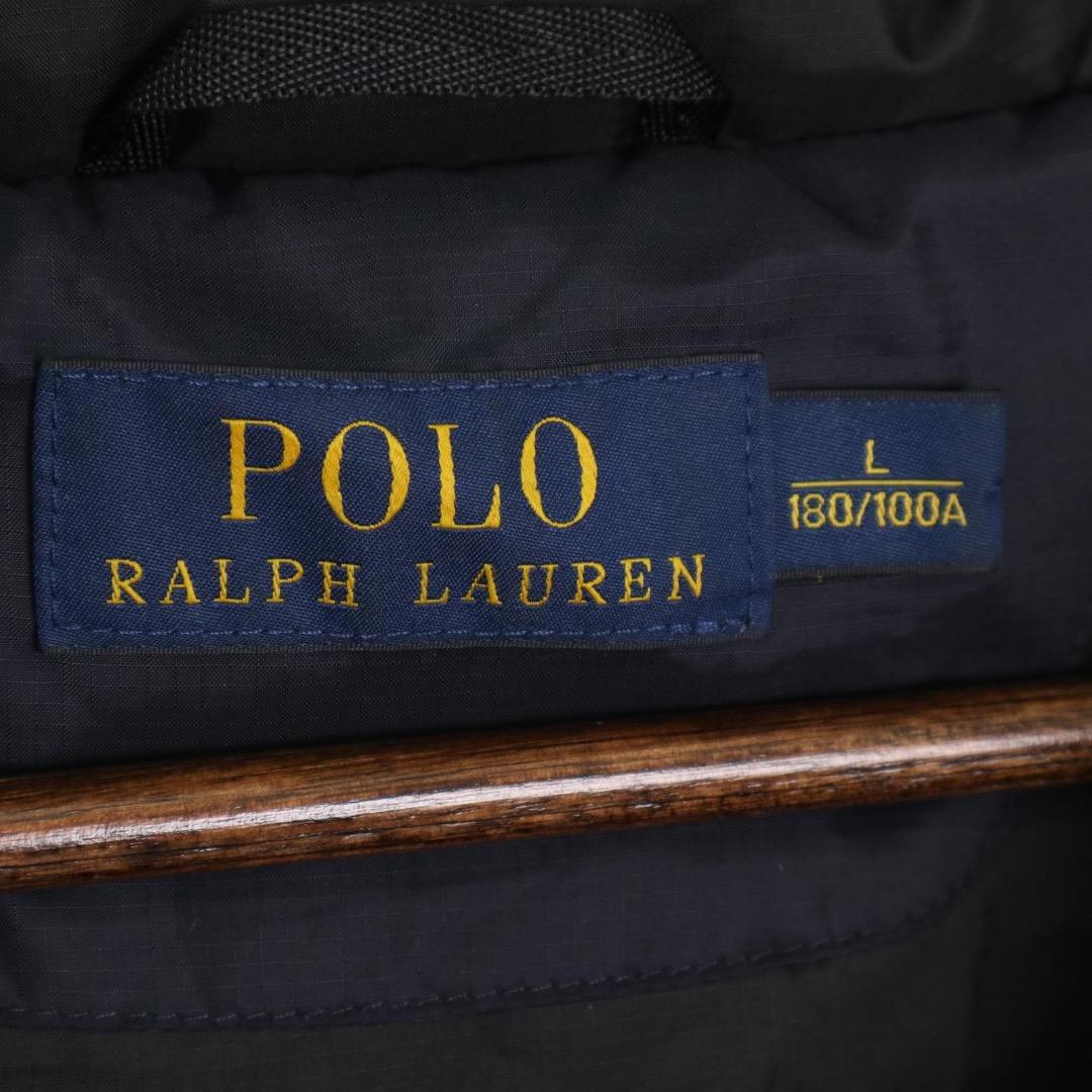 【現行タグ✨】ポロラルフローレン バイカラー ダウンジャケット 肉厚◎紺×黒 L
