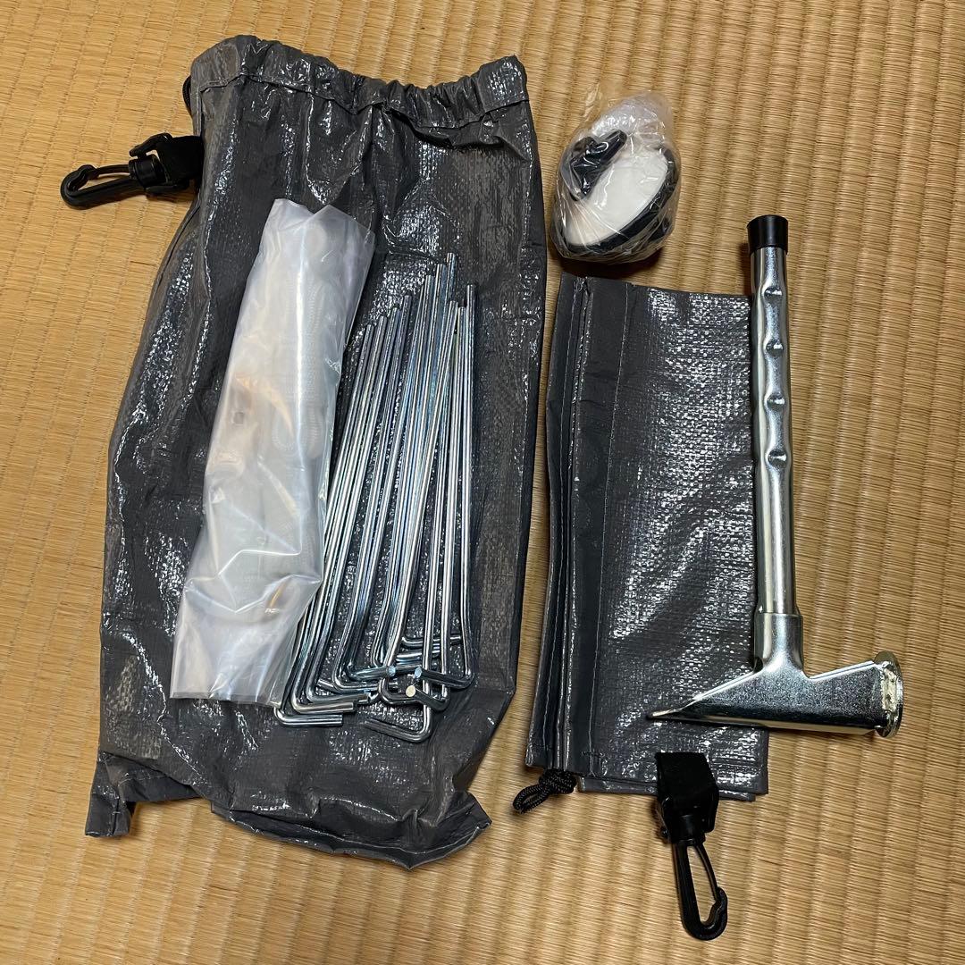 【試し張りのみ】オガワ カーサイドシェルターⅡ と　タープ用吸盤フック