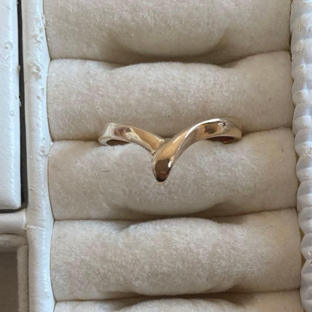 ジュエリーマキ ゴールドリング　指輪　メンズ　レディース　k9