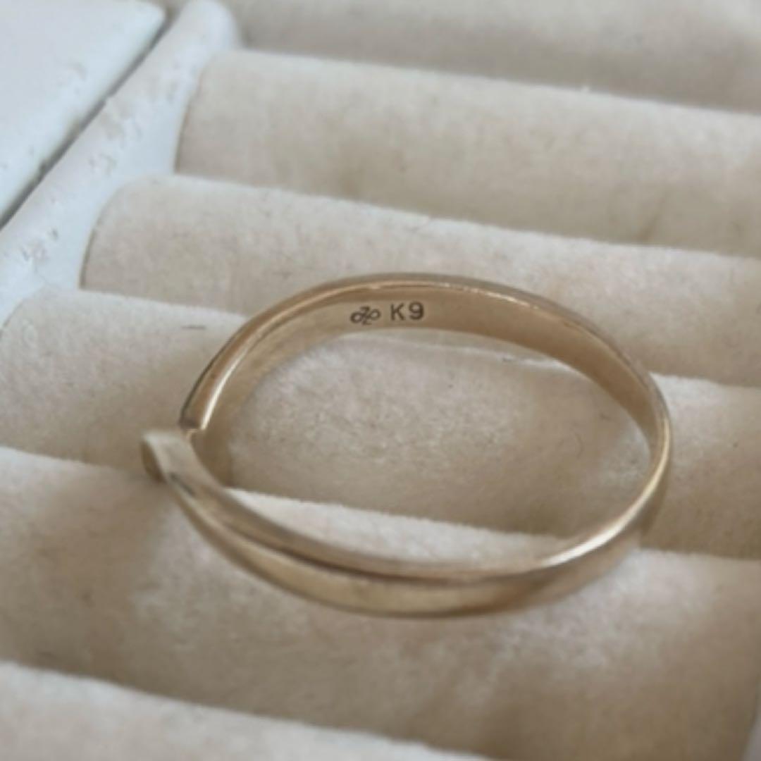 ジュエリーマキ ゴールドリング　指輪　メンズ　レディース　k9