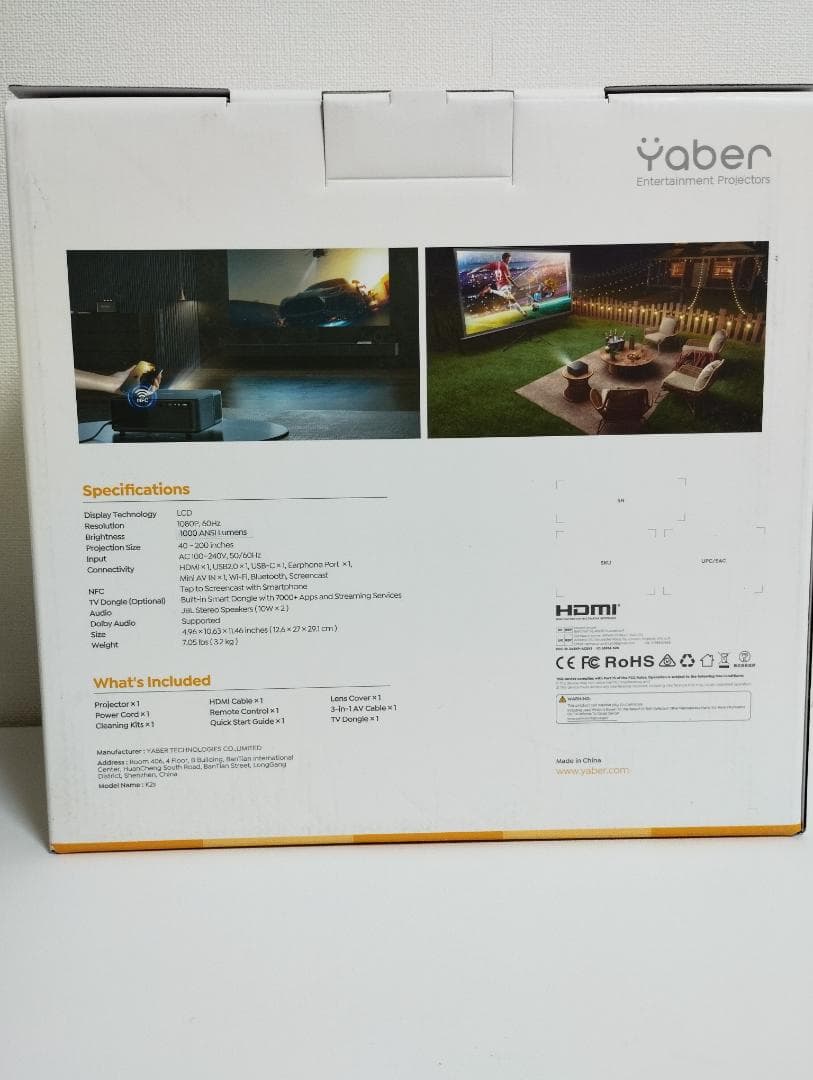 Yaber K2s【新型1000ANSI】