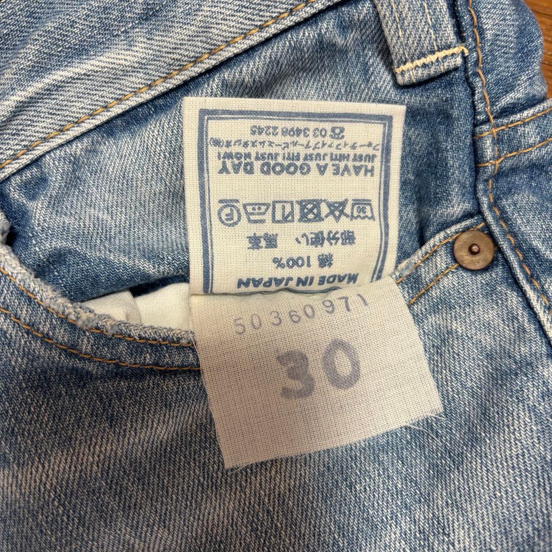 ライ麦デニムのクロスビー5（淡）30インチ