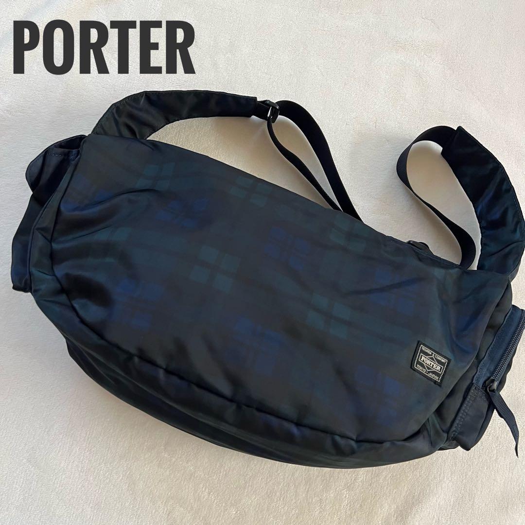 PORTER　ポーター　HIGHLAND ハイランド　ショルダーバッグ　チェック