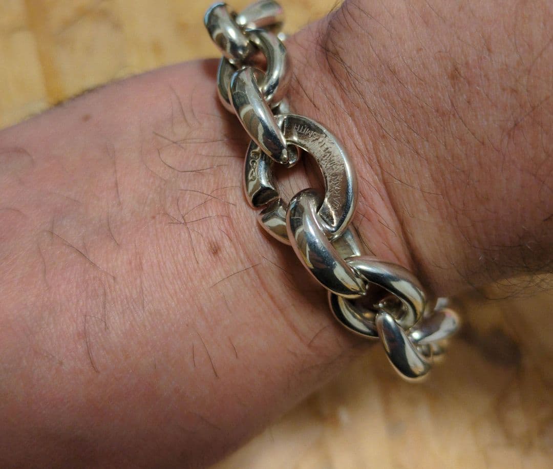 WAKAN SILVER SMITH HomageBraceletMove　L