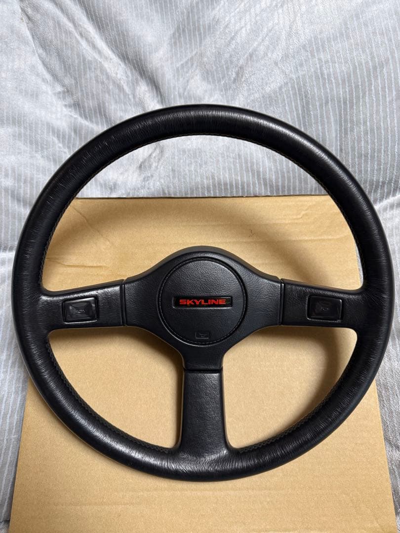 【美品】日産スカイラインR31 純正ハンドル　ステアリング