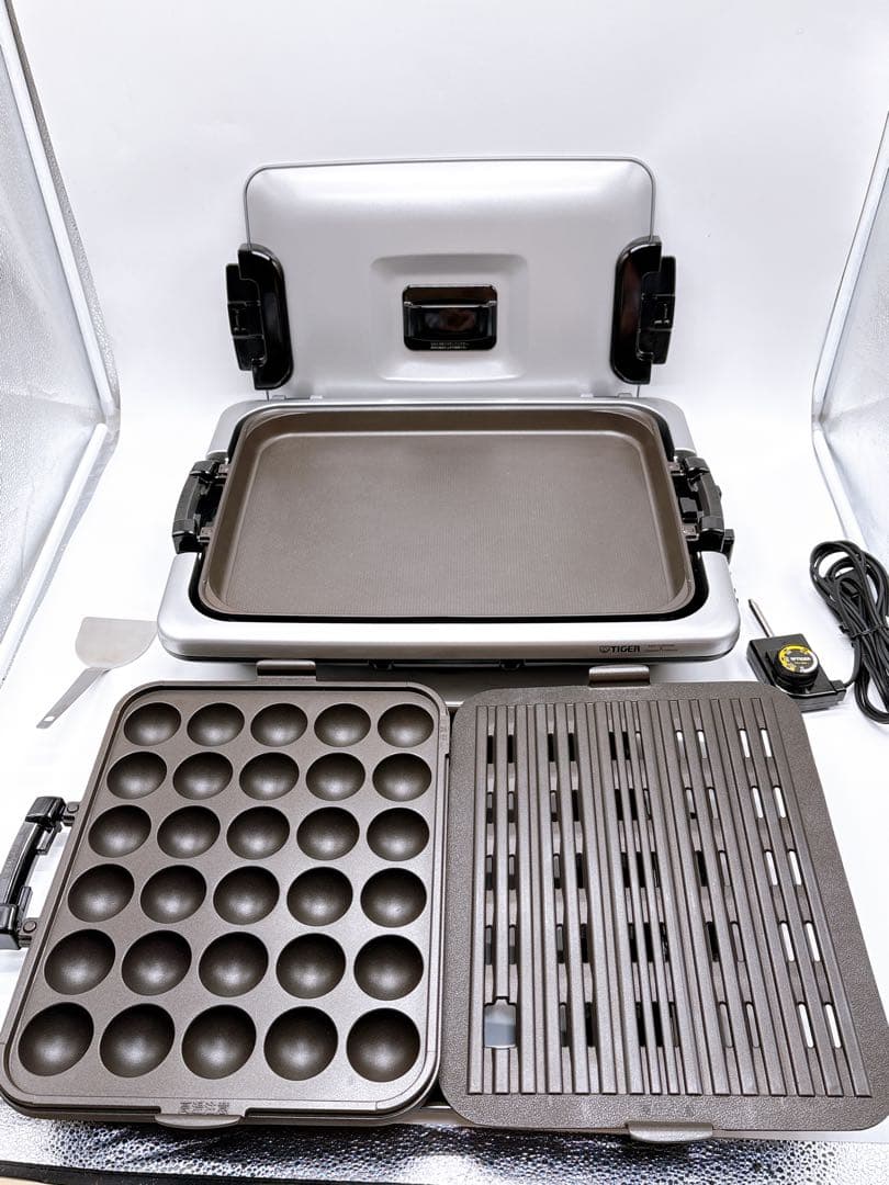 TIGER CRV-G300 ￼ホットプレート たこ焼きプレート付き