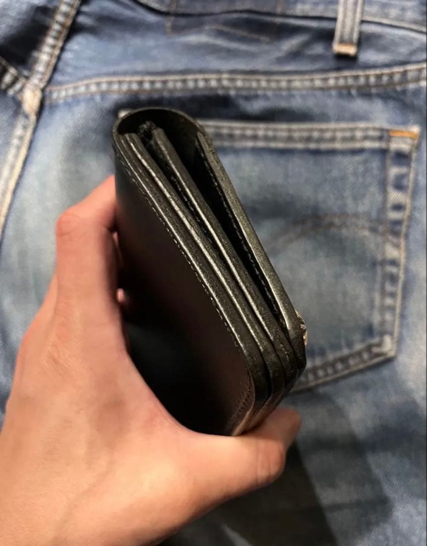 ミドルトラッカーウォレット　ブルガロ　シルバー925アポロコンチョ