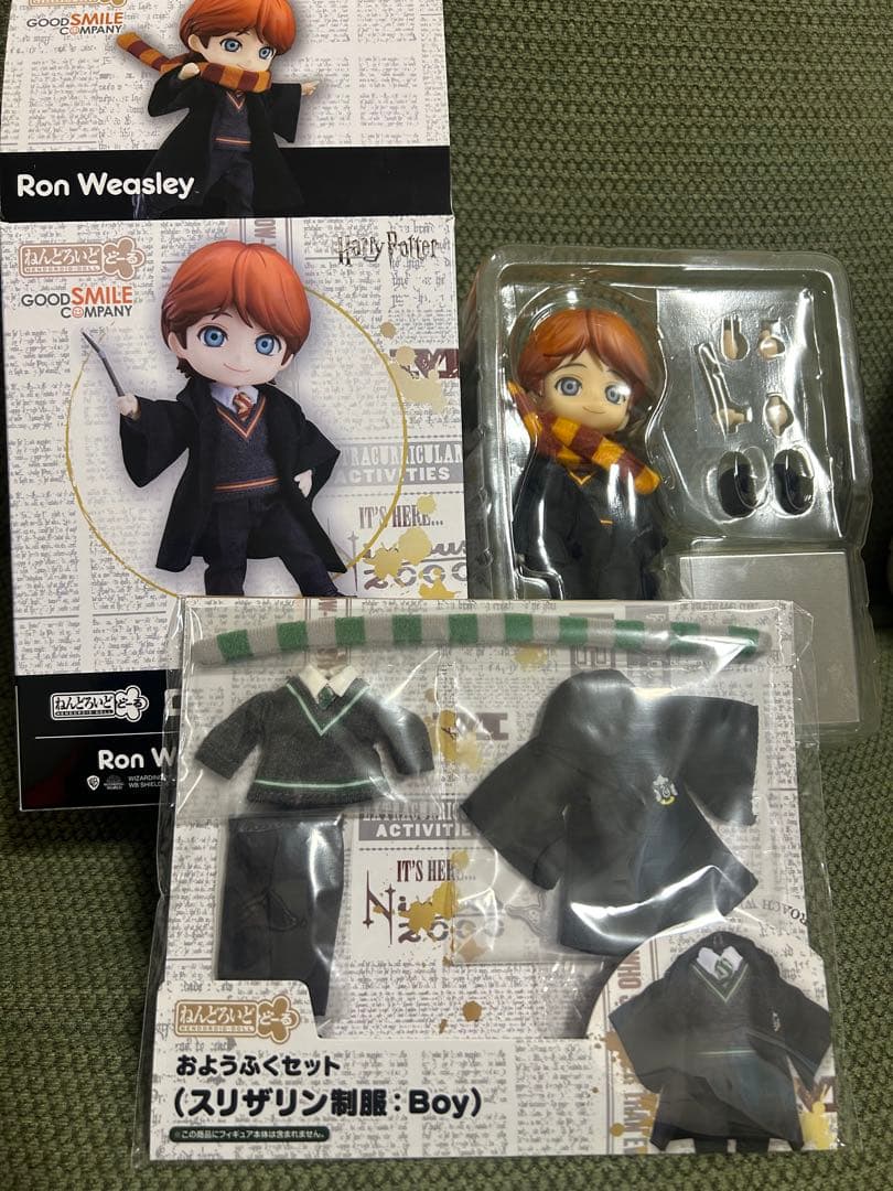 ハリーポッター ねんどろいどどーる ロン スリザリン制服セット