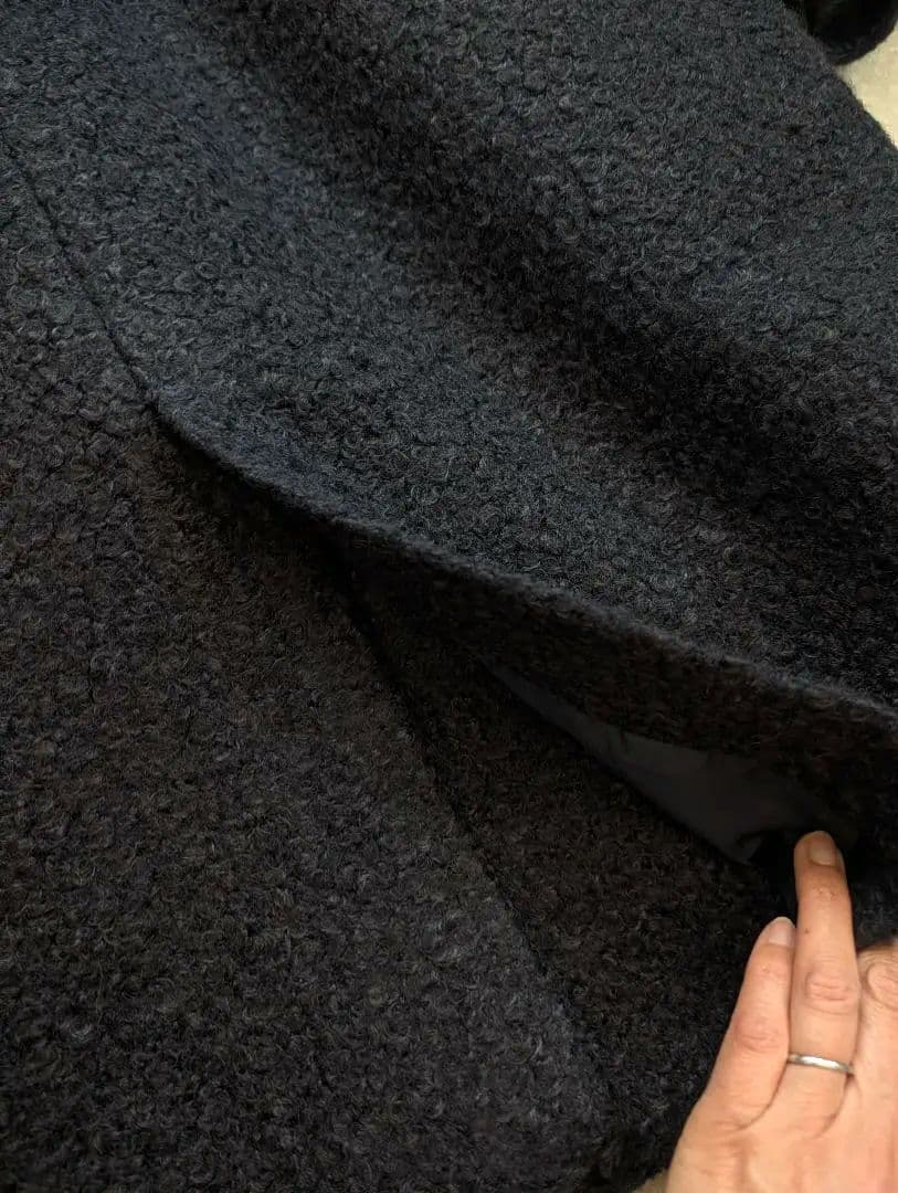 【未使用・美品】暖かい　F by ROSSO　ブークレステンカラーコート