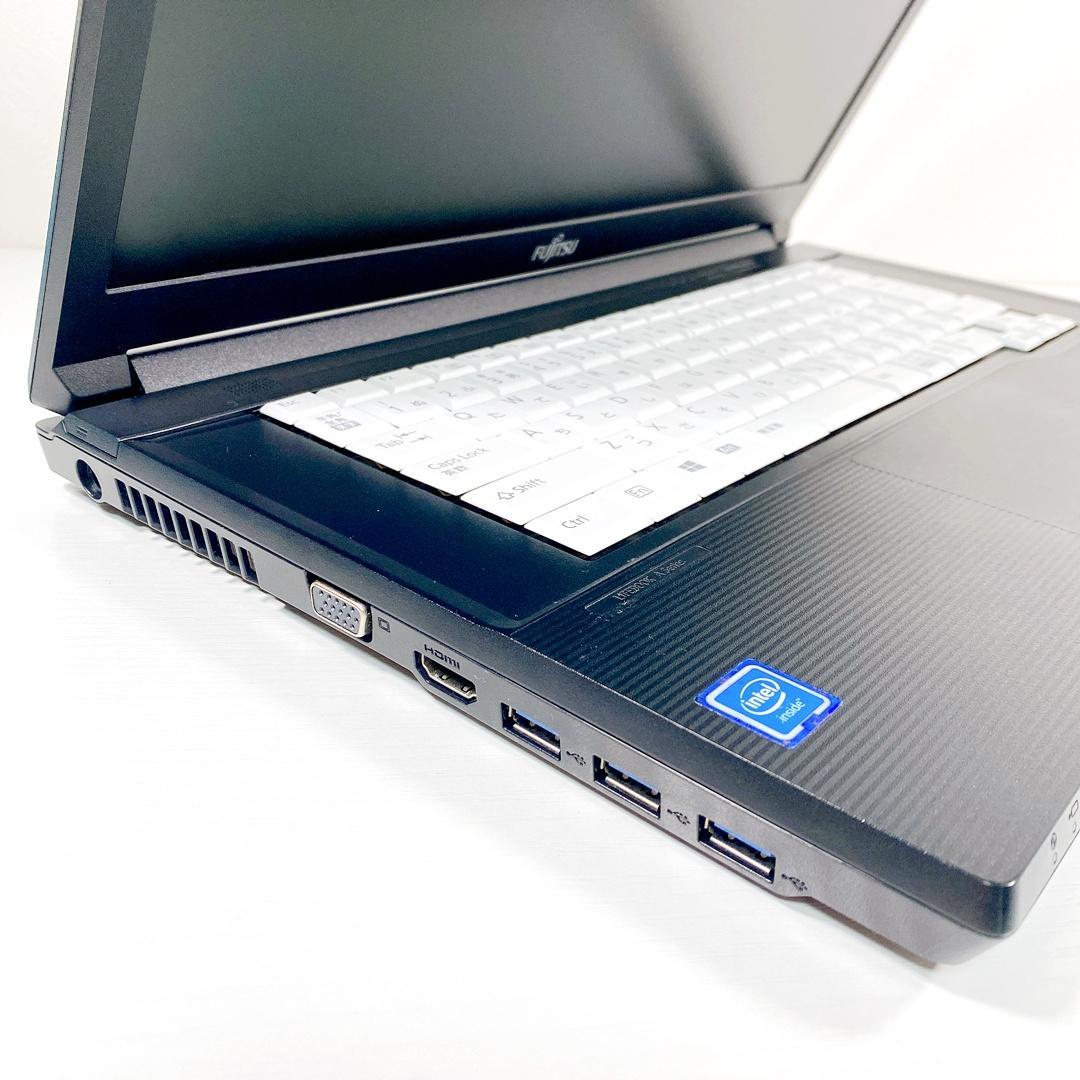 届いてすぐに使える✨事務作業OK✨Win11✨SSD✨富士通ノートパソコン✨01