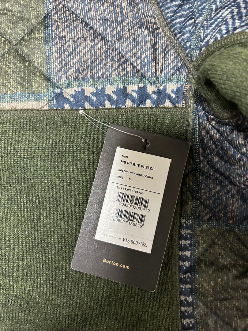 【新品未使用】バートン　フリース　BURTON MB PIERCE FREECE
