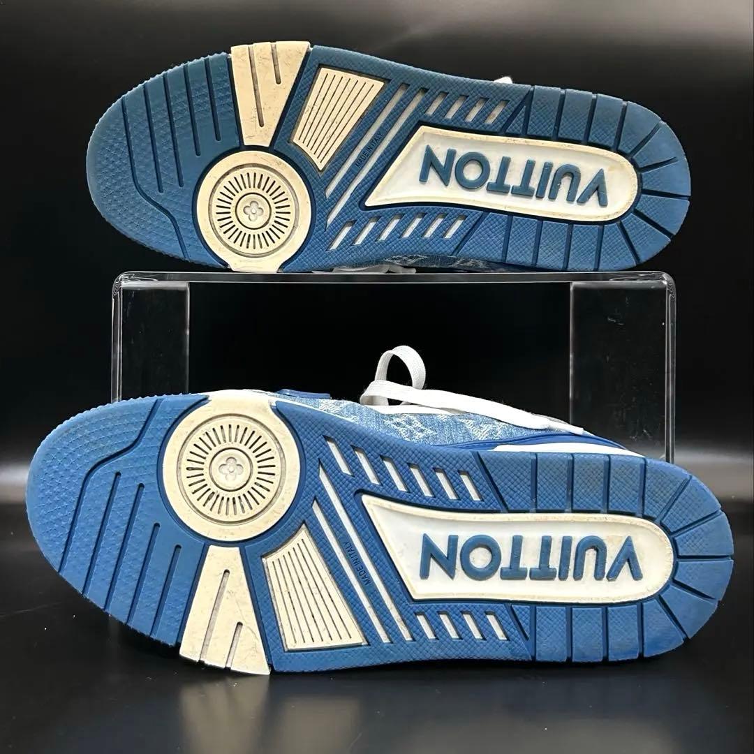 【美品】ルイヴィトン LVトレイナーライン スニーカー モノグラム メンズ 7