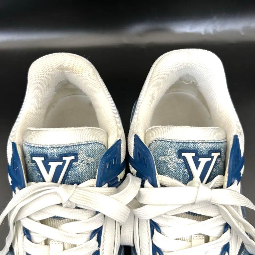 【美品】ルイヴィトン LVトレイナーライン スニーカー モノグラム メンズ 7