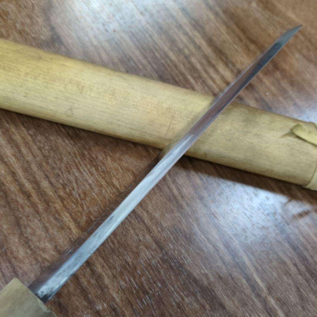 塗師屋刀　玉鋼　菊菅