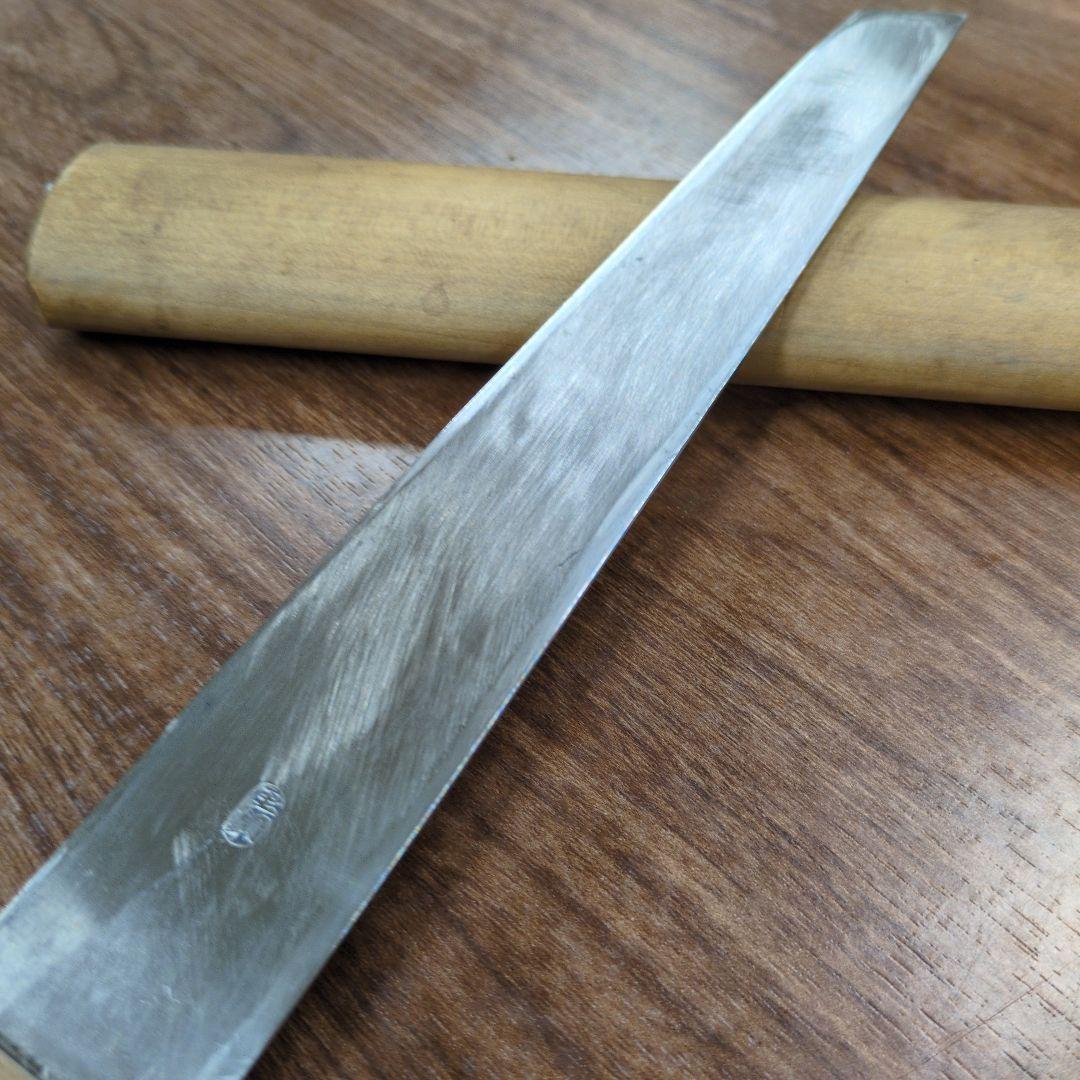 塗師屋刀　玉鋼　菊菅