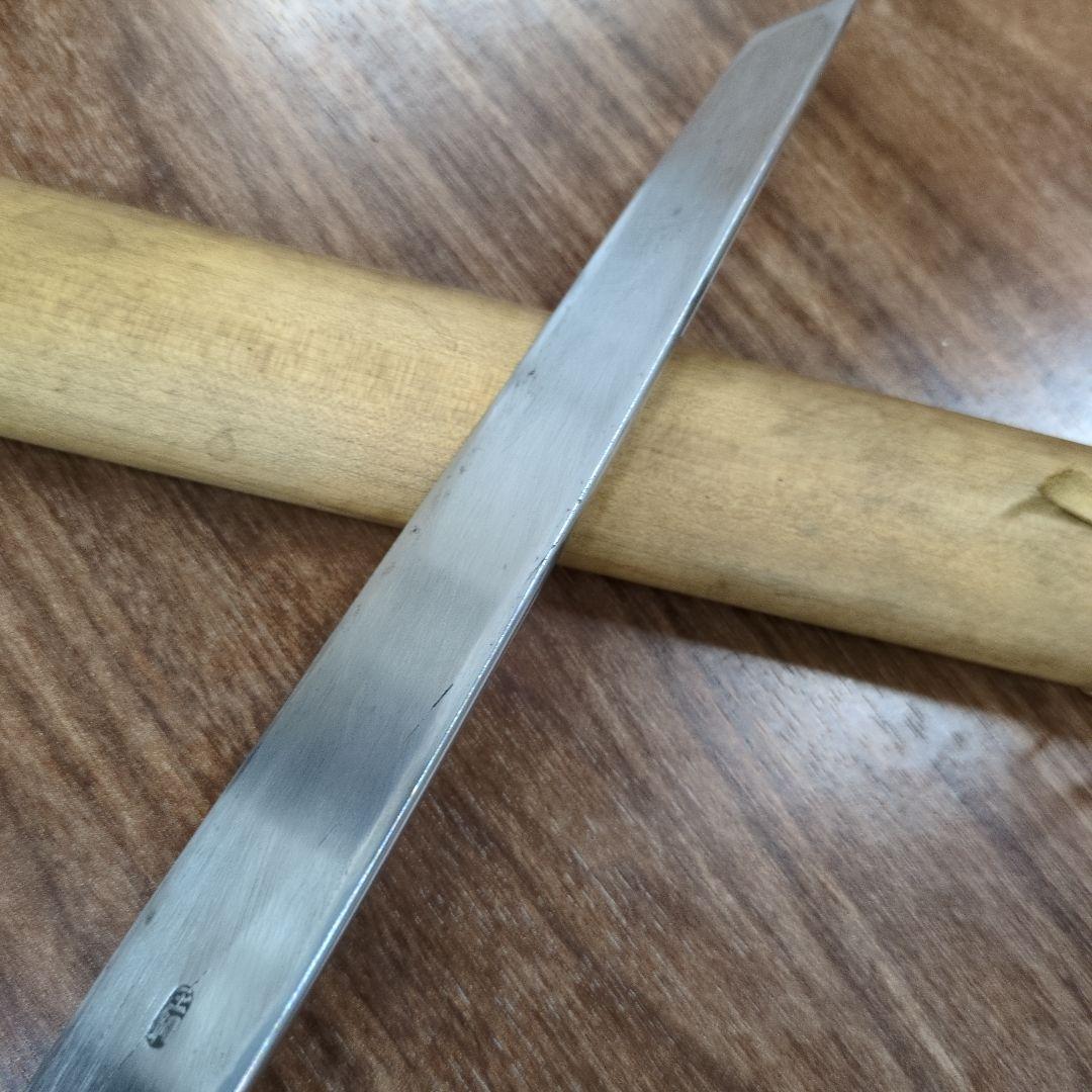 塗師屋刀　玉鋼　菊菅