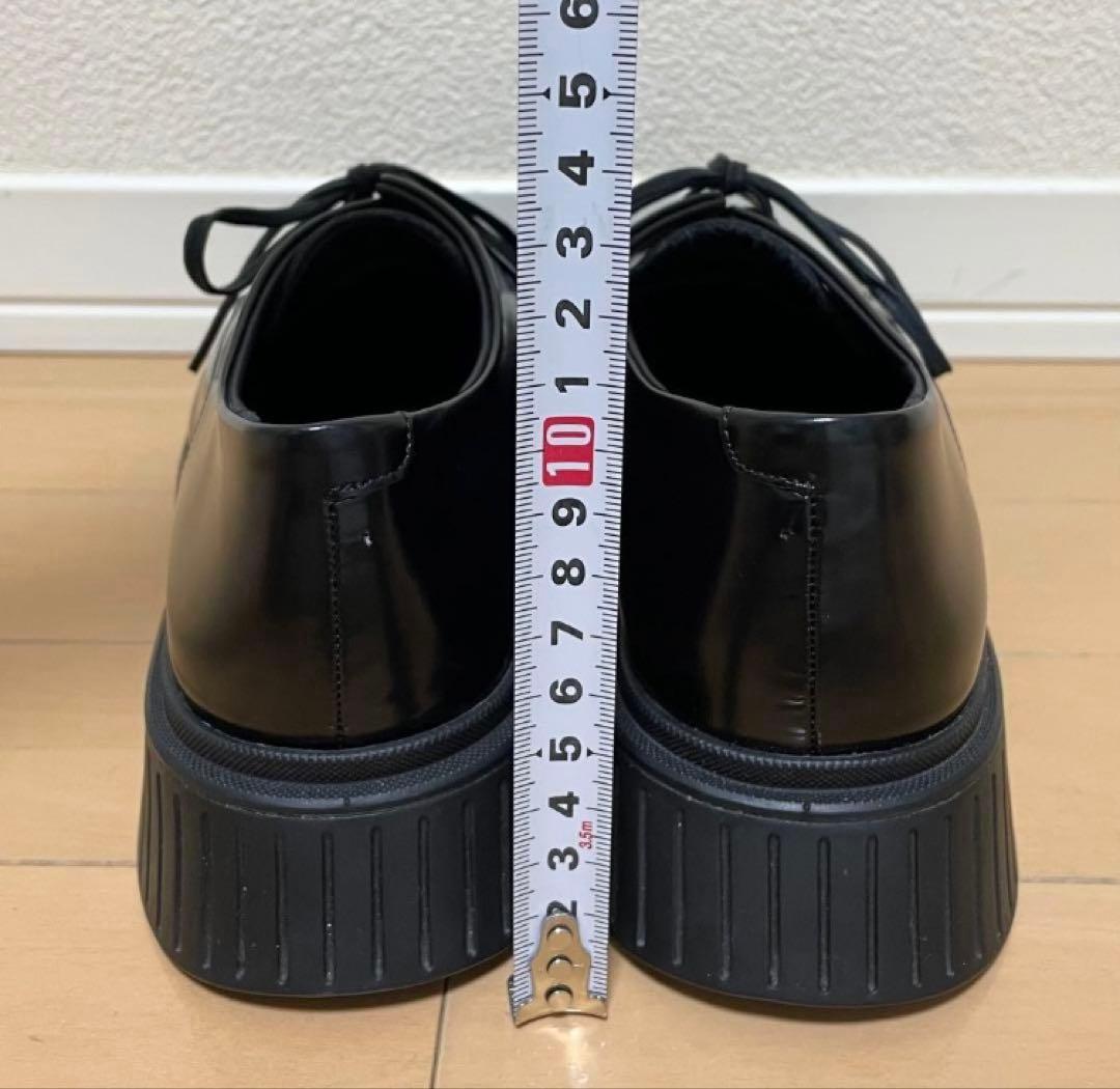 【数回使用程度】アシックス ランウォーク リード 180 ブラック 厚底