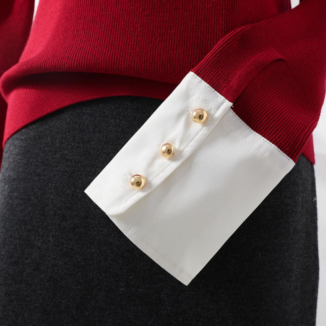 【新品即発送】allurevilleシャツカフスコンビプルオーバー