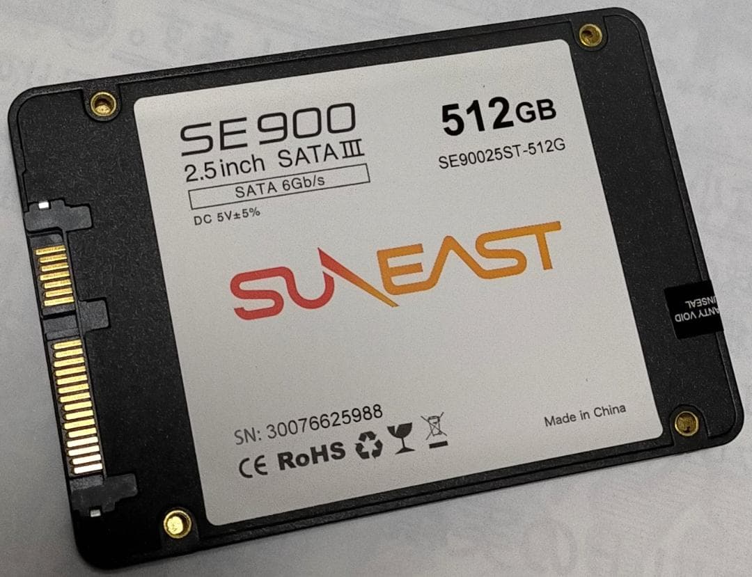 M*a様 未使用 保証付き【正常】SSD512GB No.6a15