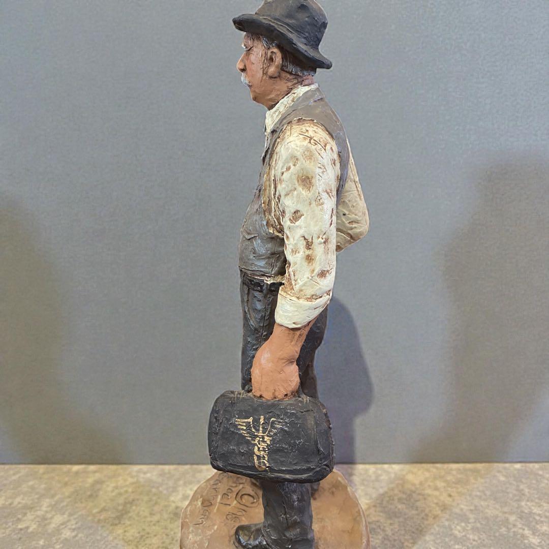 アメリカンインテリア　マイケルガーマン作　彫刻 アンティーク