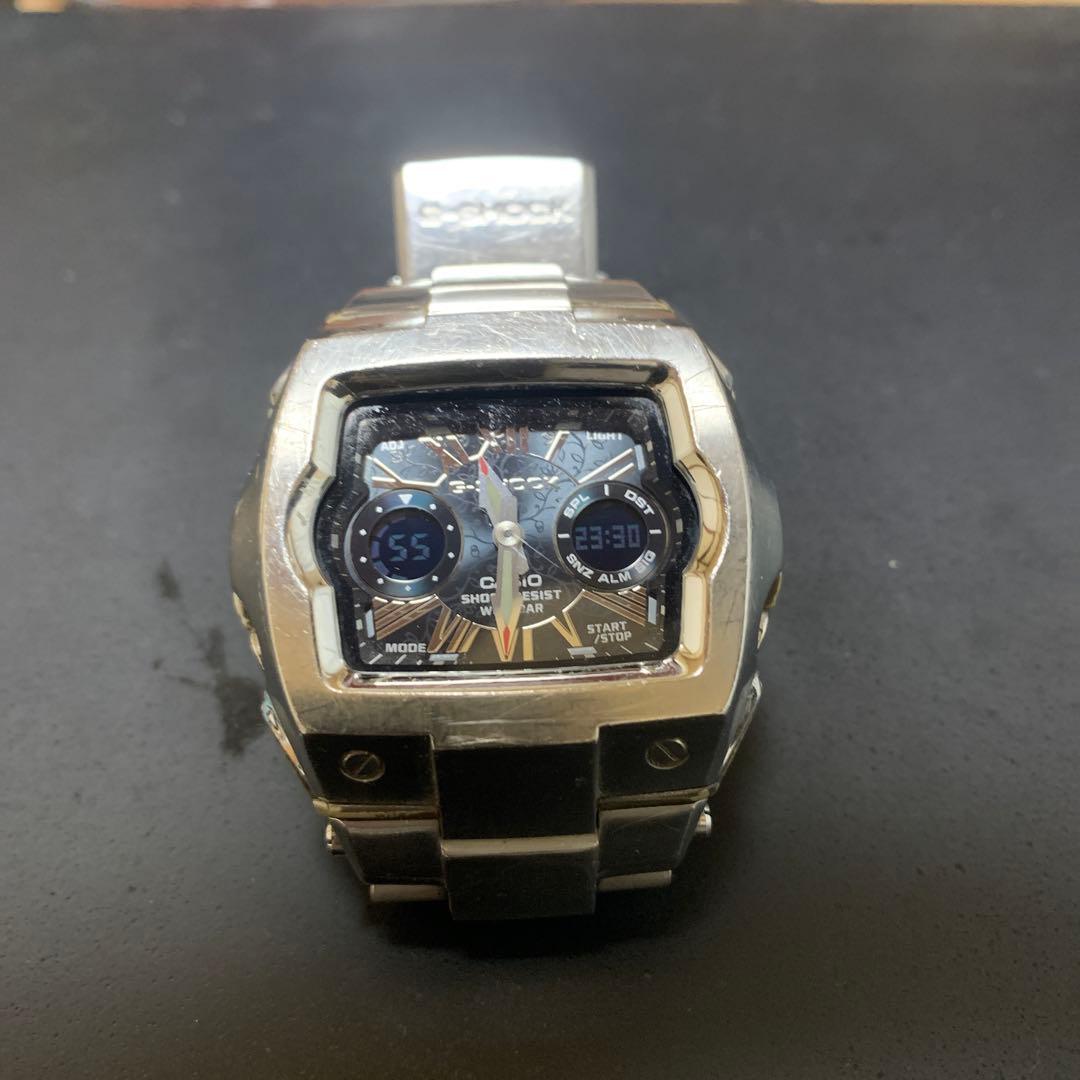 G-SHOCK/シルバー/スクエア/G-011/ビンテージ/激レア/中古品