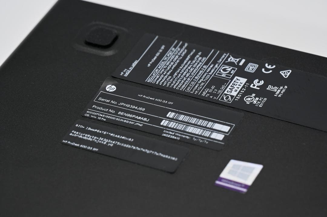 すぐに使用できる! デスクトップPC Windows 11Pro hp