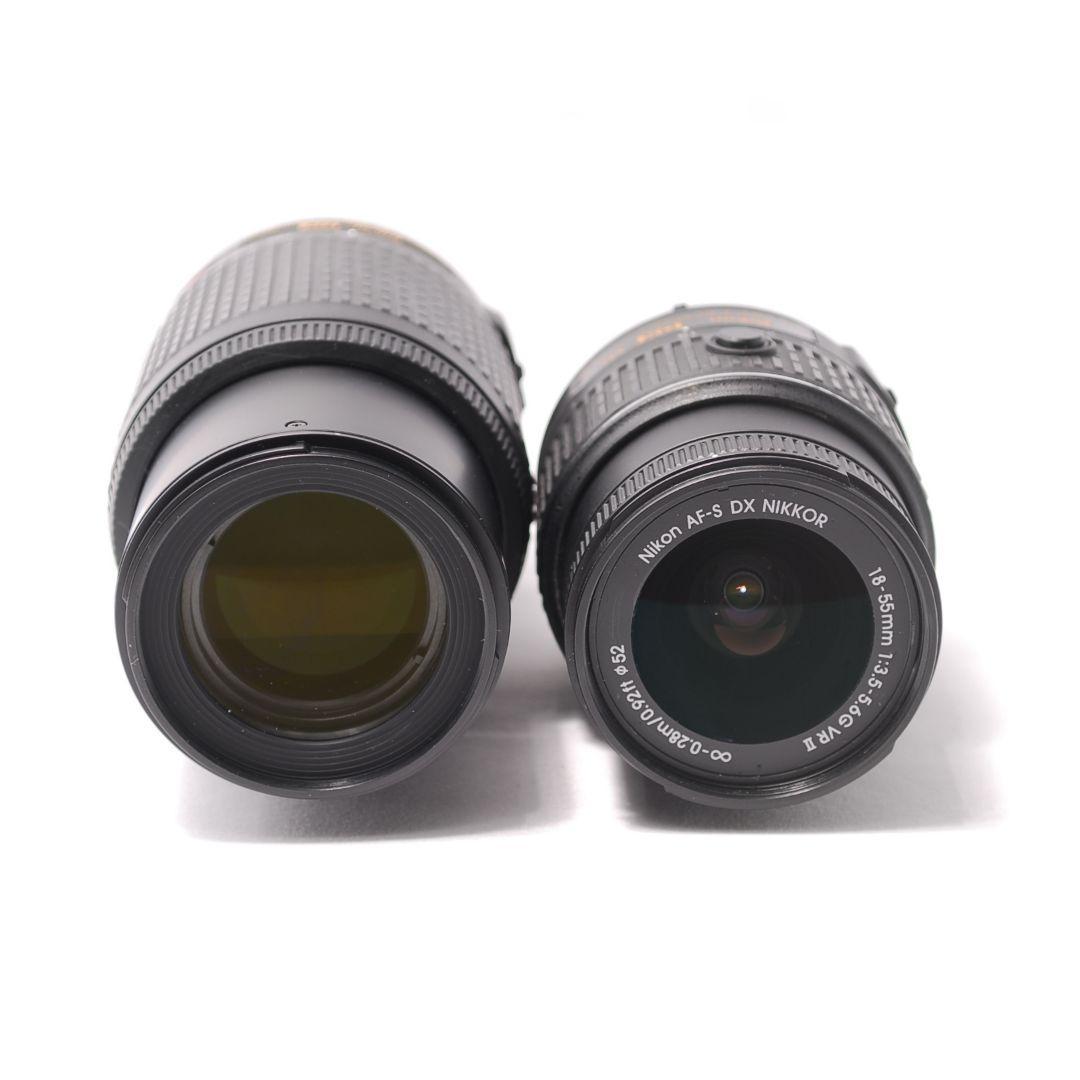 ❤即購入1000円OFF❤美品❤ Nikon D5500 望遠 Wズームセット