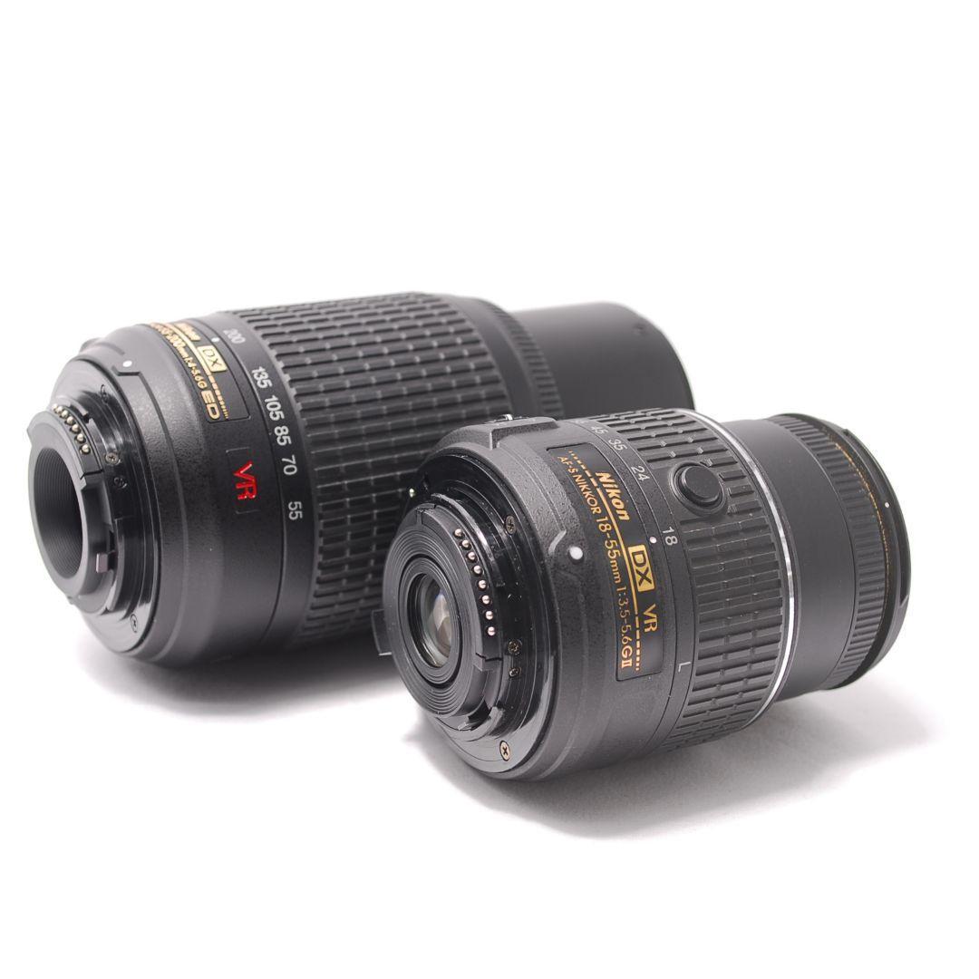 ❤即購入1000円OFF❤美品❤ Nikon D5500 望遠 Wズームセット