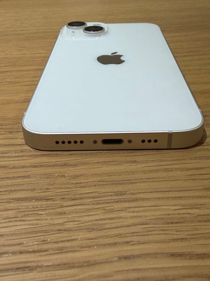 Apple iPhone 14 スターライト 白　本体 箱付き美品