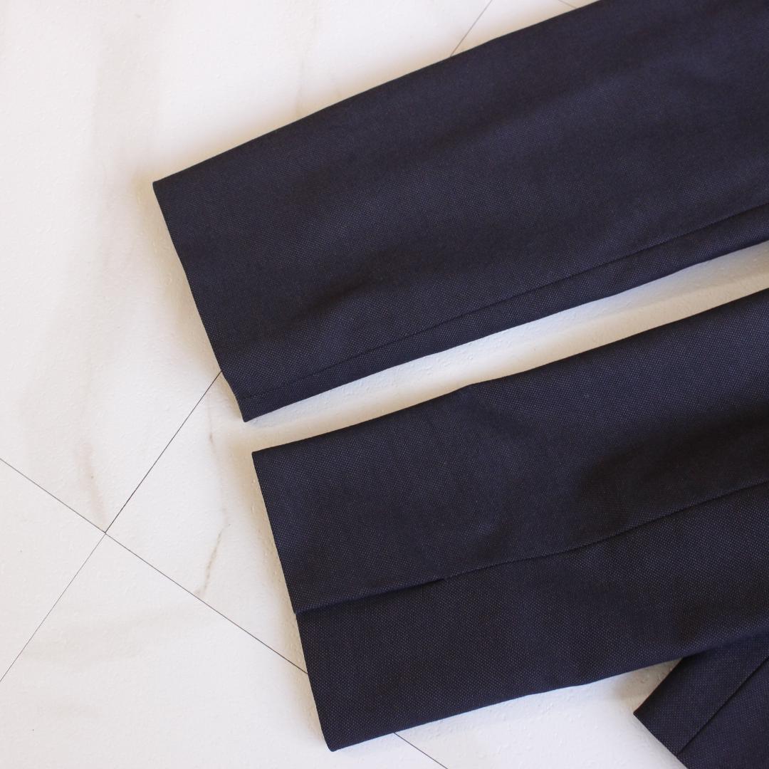 Green label relaxing Dギザミースーツ L ノーカラー 紺色