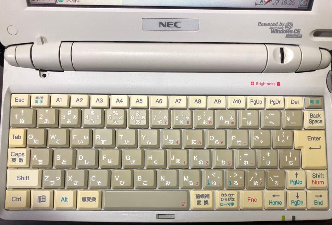 【32MB】NEC モバイルギア MC/R530 本体＋ACアダプタ、付属品多数