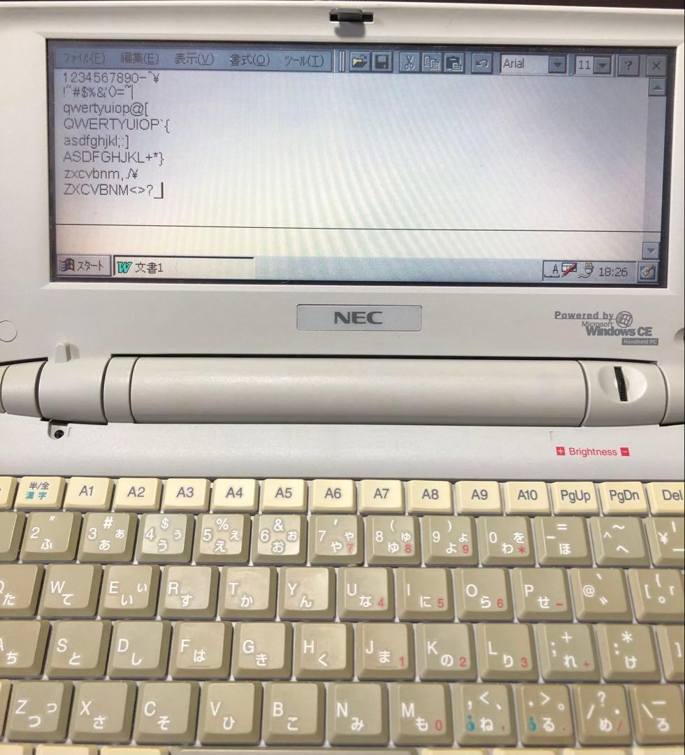 【32MB】NEC モバイルギア MC/R530 本体＋ACアダプタ、付属品多数