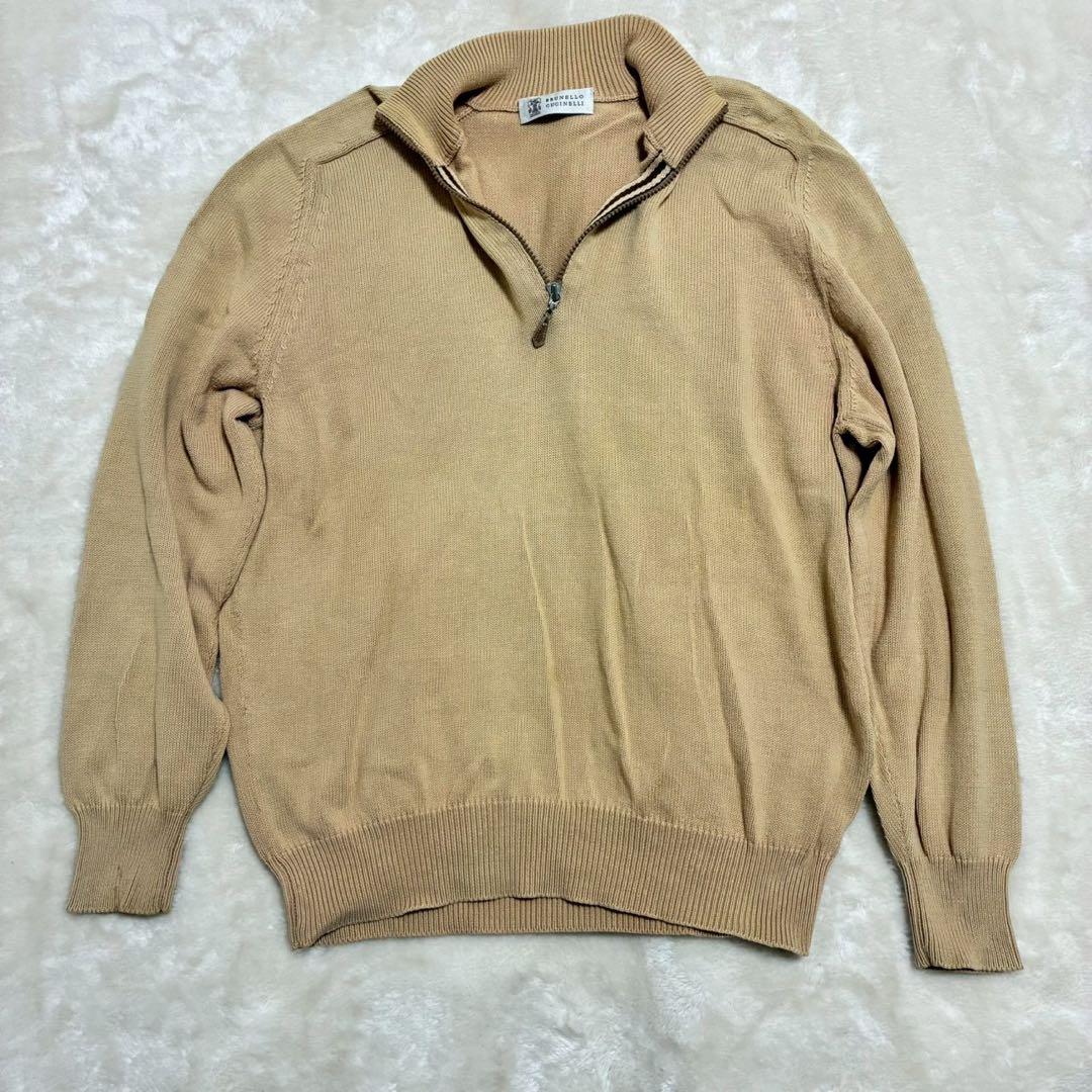 BRUNELLO CUCINELLI ブルネロクチネリ ハーフジップニット S