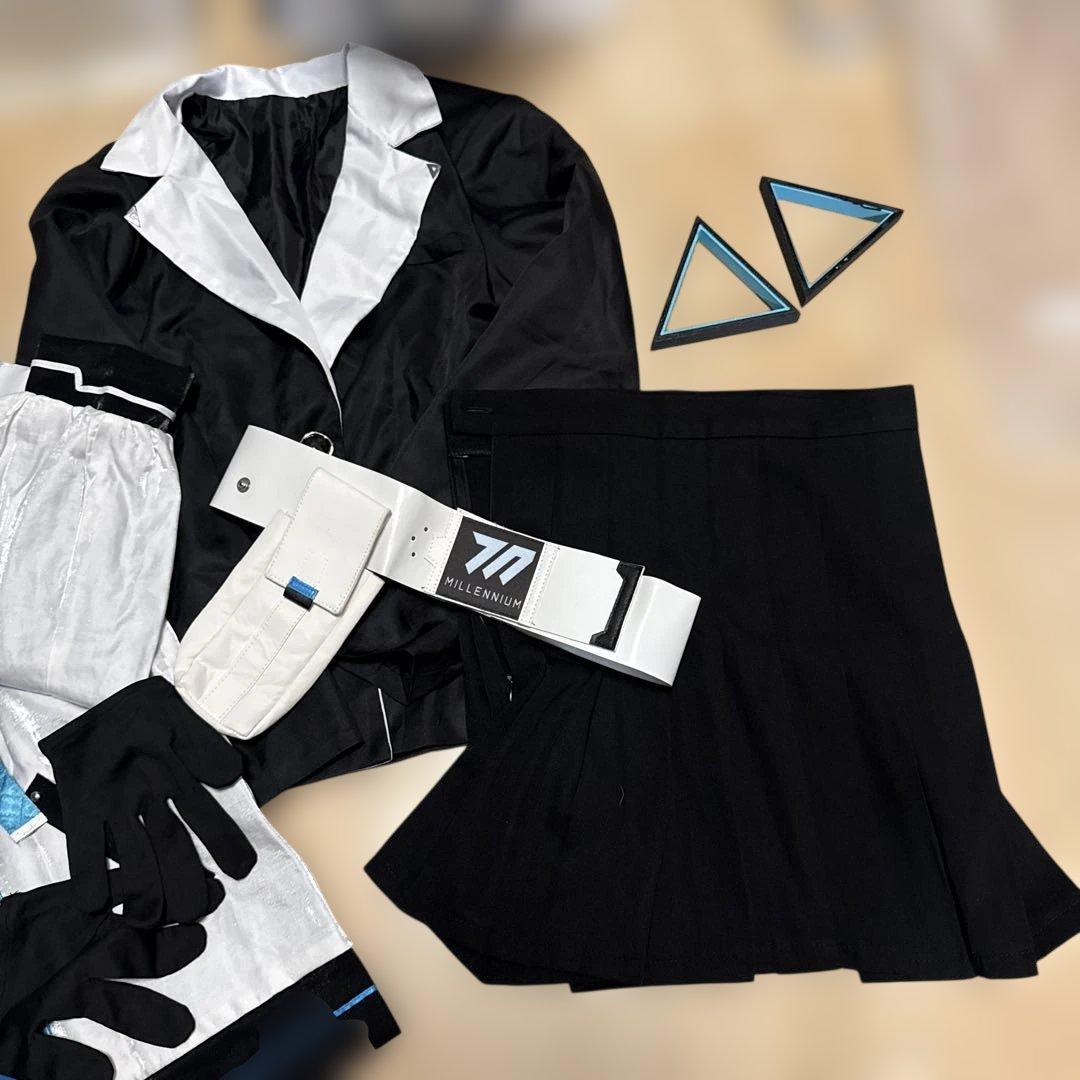 ブルーアーカイブ　ブルアカ　ユウカ　コスプレ　衣装　ウィッグ