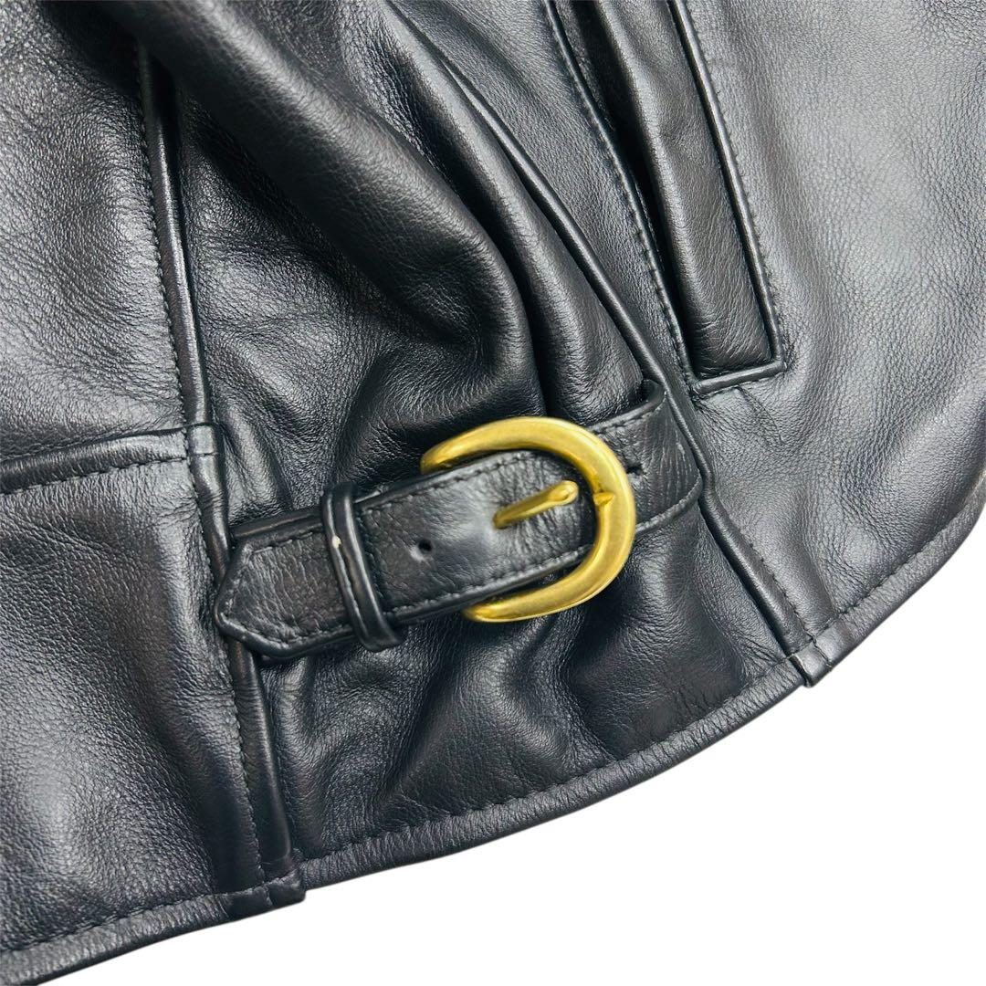 VANSON 40 バンソン シングルライダース レザージャケット カウハイド