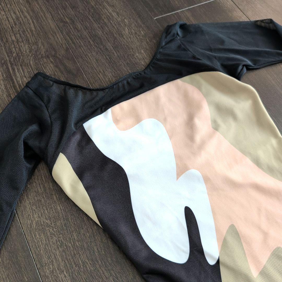 スティナ　カモフラージュ柄 長袖レオタード　サイズS