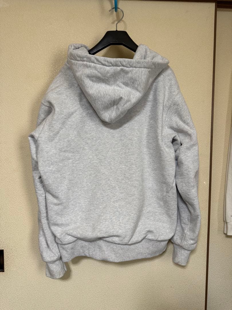 刺繍 supreme 17A/W アーチロゴサーマルジップスウェットパーカー