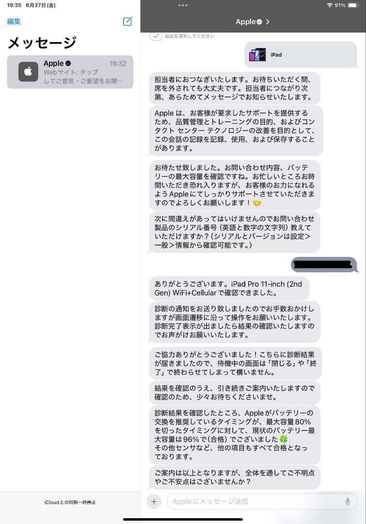 【Wi-Fi+Cellular】iPad Pro 11インチ 第2世代128GB