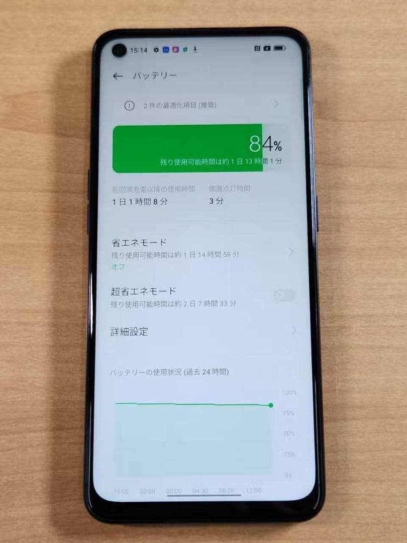 スマートフォン本体 021300L OPPO Reno5 A CPH2199 128GB
