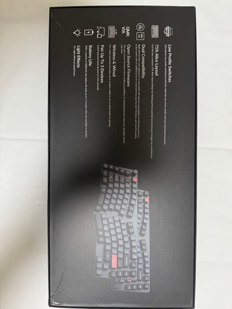 Keychron K15 Pro 赤軸 US配列 メカニカル キーボード