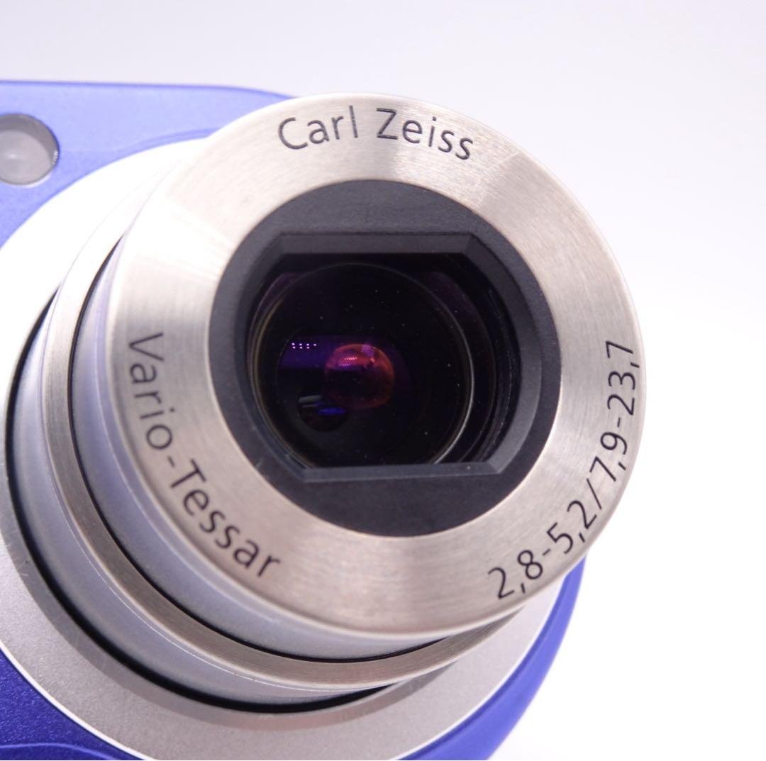 【完動美品】 SONY Cyber-shot dsc-p100 ブルー コンデジ