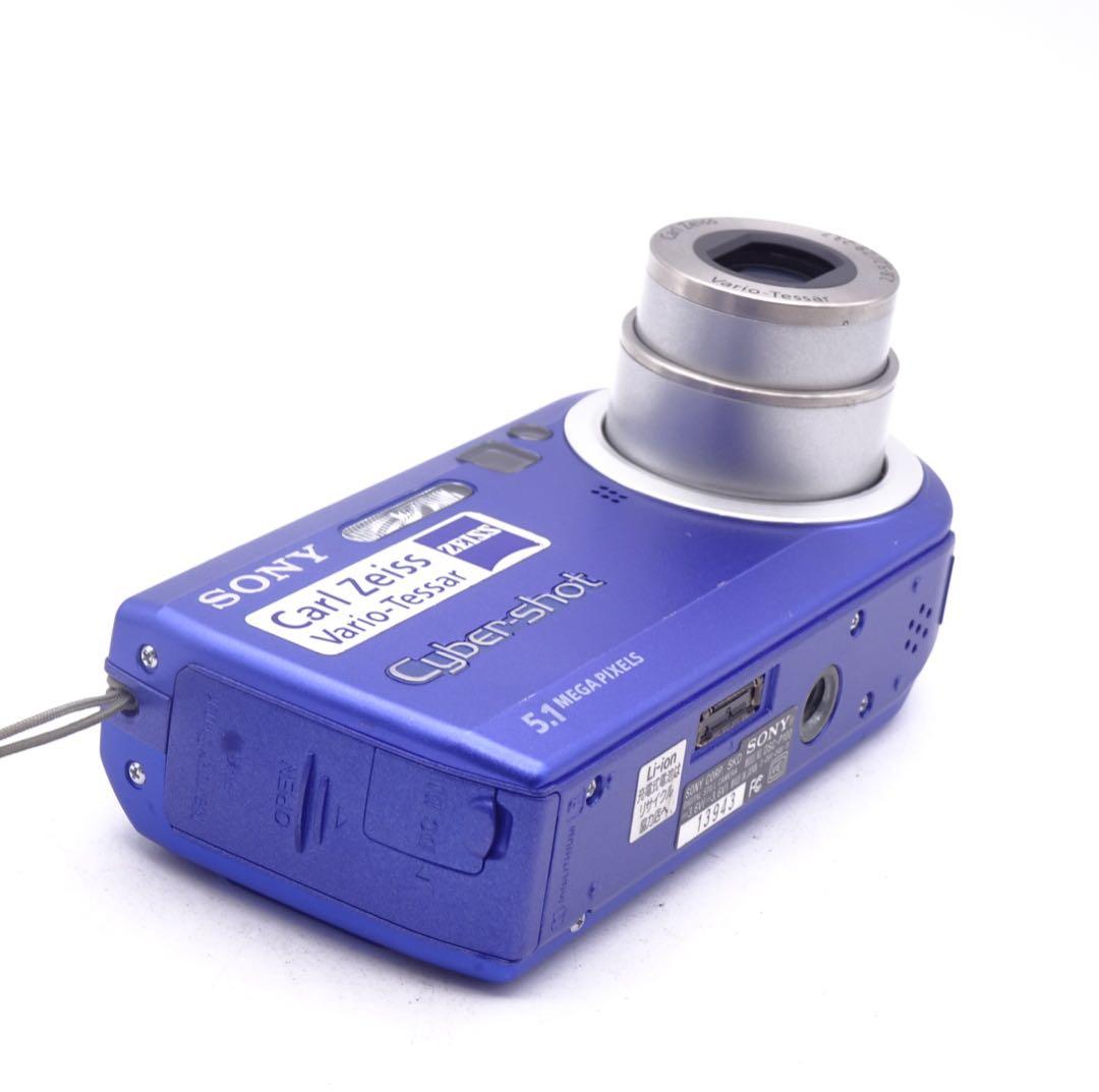 【完動美品】 SONY Cyber-shot dsc-p100 ブルー コンデジ