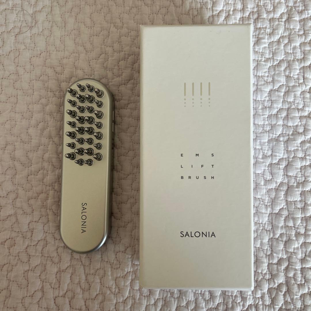 サロニア SALONIA 電気ブラシ 美顔器 EMS搭載 小顔ケア リフトアップ