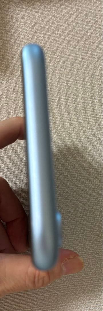 修理歴なし！iPhoneXR64GB本体水色◆未使用ACアダプタイヤフォン箱付