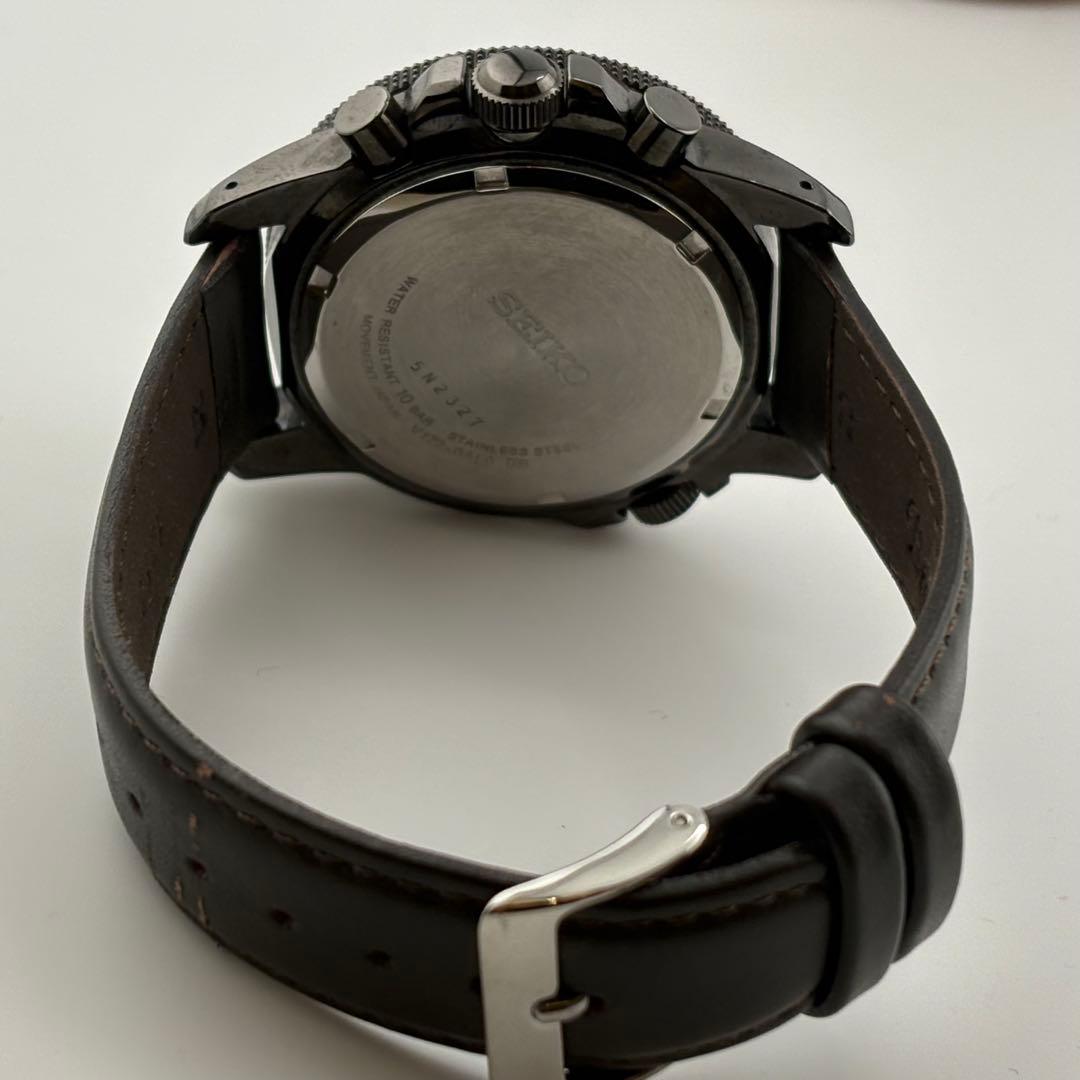 【美品】セイコー　プロスペックス　V172-0AF0 ソーラー　クロノ