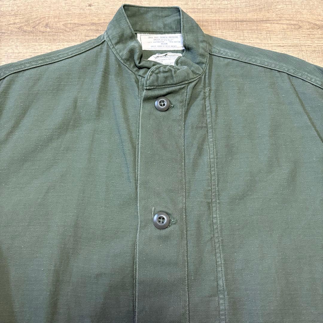US ARMY 70s ケミカルプロテクティブ インナーシャツ M コットン 軍