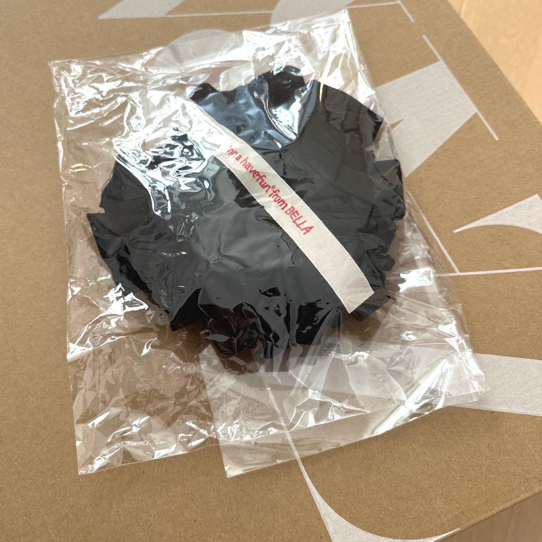 BELLA ベラ シュシュ BIG ヘアゴム ヘアアクセサリー ブラック 新品