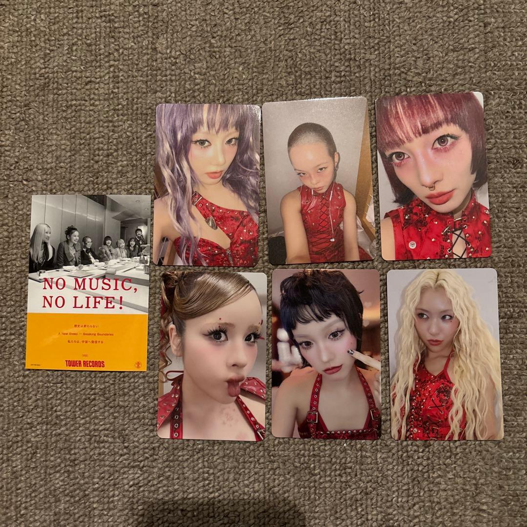 XG THE CORE 核 タワレコ 渋谷 トレカ＆ステッカーセット