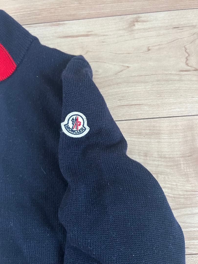 に*ん様 MONCLER ネイビー フルジップセーター