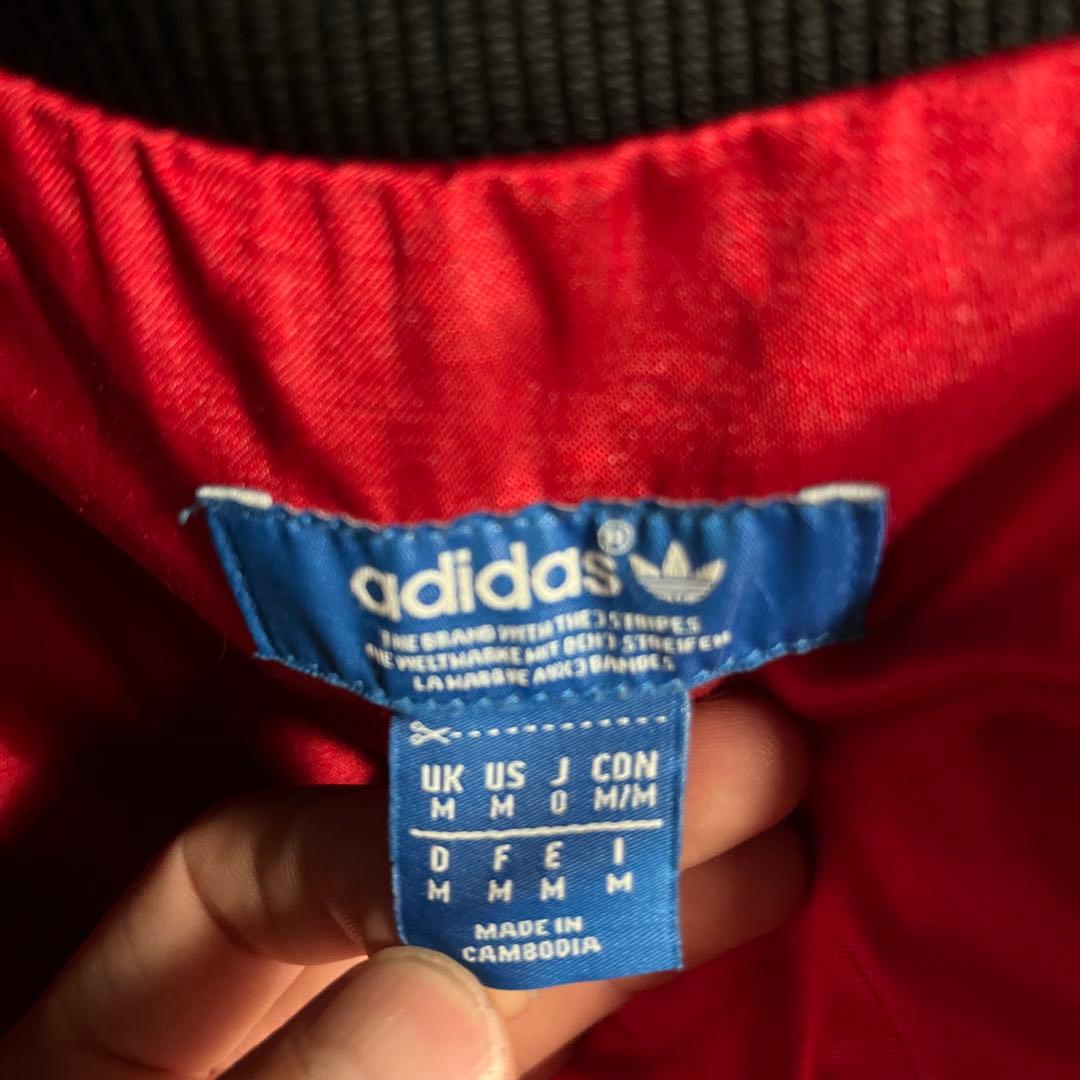 【稀少】 old adidas スカジャン 総柄